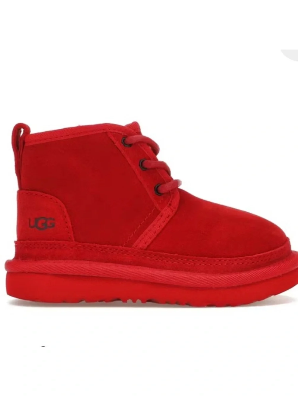 UGG Toddlers Neumel Boot Red Suede Size: 2